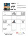 2023 Summer Reading Program Bingo Sheet 1 - Tween and Teen